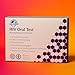 HIV 1/2 Oral Self Quick Test Kit - Pain Free and Safe Test with Saliva - HIV Test for Home - Detects HIV-1 and HIV-2 - Certified professional rapid test