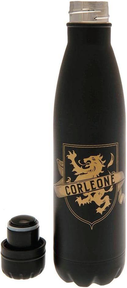 The Godfather Make An Offer Metal Water Bottle (One Size) (Black/Gold)