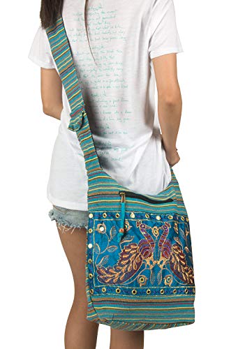 Image of Hobo Shoulder Bag Messenger Casual Everyday Large Hippie Market Thick Functional