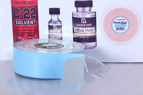 Image of Ritzkart Lace Front Tape Thin Adhesive - Double Sided Hair System Tape Roll Max Hold 2-4 Weeks 3-12 Yards Waaker Tape (1x12yd)