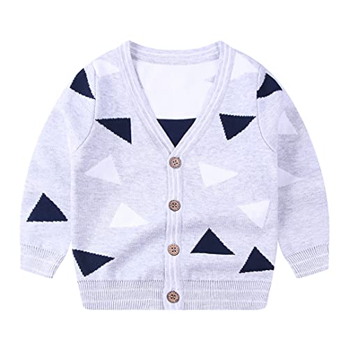 Autumn&Winter Baby Boy Cardigan V-Neck Boys Sweaters Knitted Sweater4