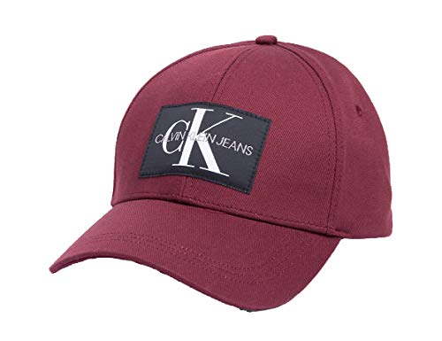 Calvin Klein Monogram Hat Hats & Caps One Size Burgundy Men