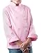 KNG Girls Pink Classic Long Sleeve Chef Coat