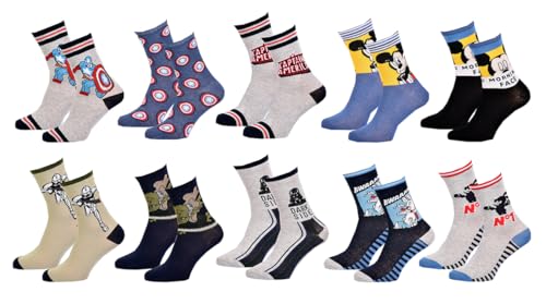Chaussettes Disney garçon taille 27/30 lot de 10 paires