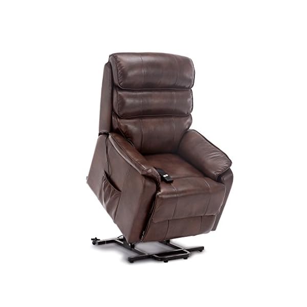 More4Homes BUCKINGHAM ELECRTIC RISE RECLINER LEATHER-AIR RISER SOFA ARMCHAIR LOUNGE CHAIR - Image 8