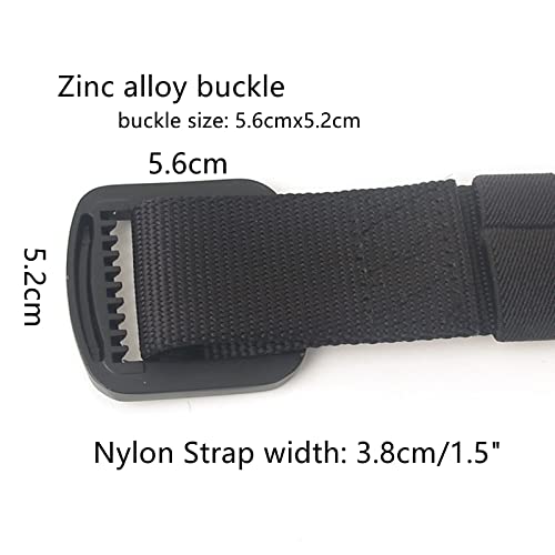 Belts for men Braided Belt,Nylon Canvas Breathable Military Tactical Men Waist Belt with Metal Alloy Buckle, 2Pack2