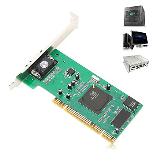 Image of Vikye PCI Graphics Card, 8MB 32Bit VGA, Multi-Display, Compatible with 64 bit PCI X Slot, For ATI Rage XL, Desktop, VGA Output