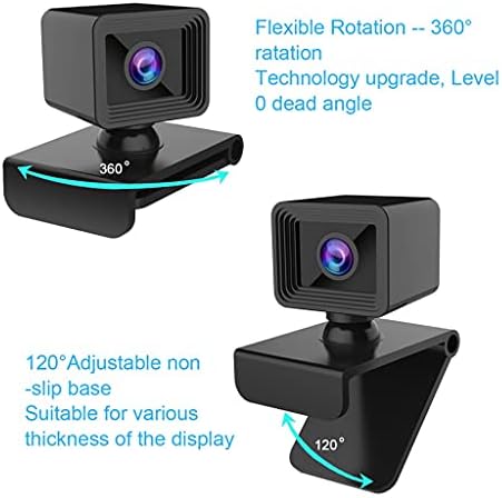 DDYYDS Webcam 1080P Mini Computer PC WebCamera Plugs Rotatable Cameras Live Broadcast Video Web Cam Streaming Learning - 4
