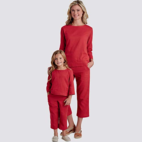 Patron Simplicity 9121 ensemble décontracté mère et fille - 5