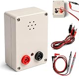 Tester di continuità acustico 9 V, tester di continuità SGZIOO con allarme buzzer, tester di passaggio cavo batteria 9 V per fili, cavi, circuiti stampati e test di interruttori, con indicatore LED e