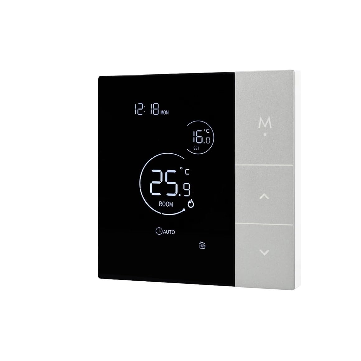 Thermostat mural numérique LCD 16A pour stabiliser la température et éviter le froid