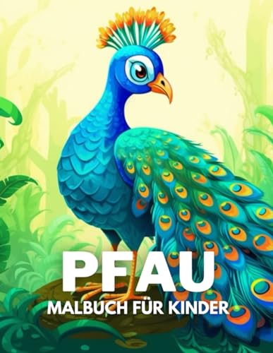 Pfau Malbuch für Kinder: +40 lustige und einfache Zeichnungen von niedlichen Pfau zum Ausmalen für Kinder, Jungen und Mädchen, die Pfau lieben und Stress abbauen und entspannen für 6,99 EUR (-28%) statt 24,99 EUR bei amazon.de Bild: Pfau Malbuch für Kinder: +40 lustige und einfache Zeichnungen von niedlichen Pfau zum Ausmalen für Kinder, Jungen und Mädchen, die Pfau lieben und Stress abbauen und entspannen für 6,99 EUR (-28%) statt 24,99 EUR bei amazon.de