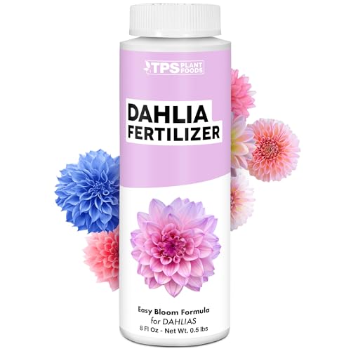 Dahlia Fertilizer Liquid Plant Food for Bigger Blooms Vibrant Color & Stronger Root Development 8 oz