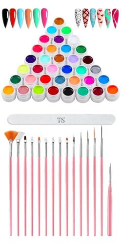 LABRENS 36 Colors NailArt Polish Gel Kit - Image 2