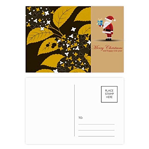 Peinture Japonaise Culture Noir Père Noël : 20 cartes pour vos vœux