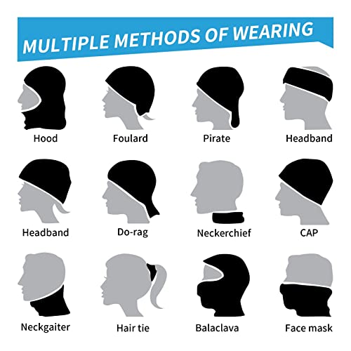 Women & Men Balaclava Neck Gaiter for Motorcycle, Skiing, Snowboarding, Retro Grunge American Football Field and Ball Cold Weather Fleece Lined Face Cover