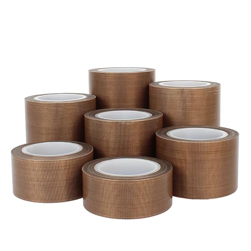 WAWPU Teflon Tape, 0.13Mm Thick 40-60Mm Wide PTFE Adhesive for Vacuum Sealer Machine And Electrical Industries, 10 Meter Long(40mm)