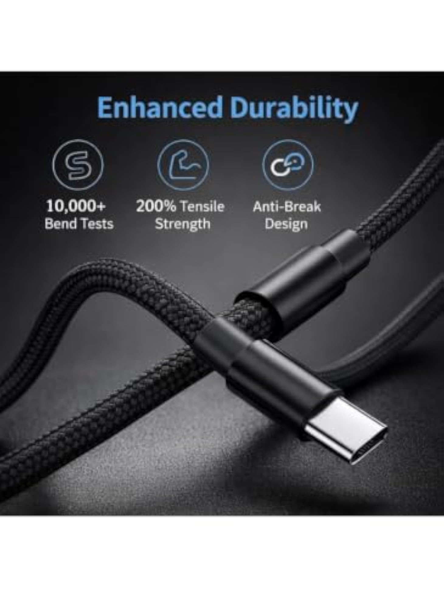 USB C to 3.5mm Audio Jack Cable, Type-C Headphone