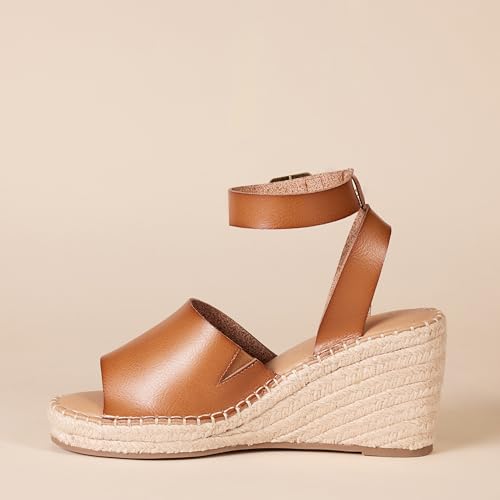 Amazon Essentials Women's Comfortable Wedge Espadrille Sandal3