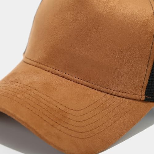 Gorra de béisbol de gamuza para hombre y mujer verano miniatura 5