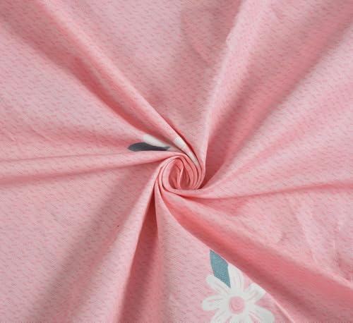 Image of Premium Cotton Elastic Fitted Bedsheet & Pillow Cover | Single Mattress 72x48+6inch | 300 TC Supersoft with All-Around Elastic Fit