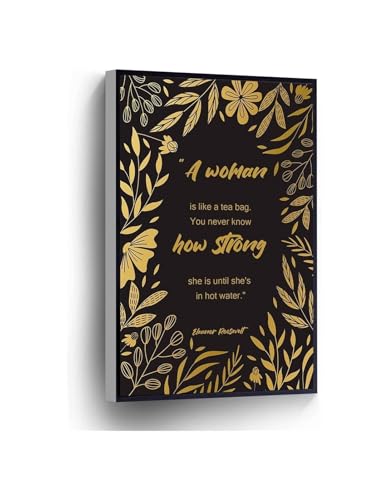 Cuadro de té Eleanor Roosevelt: el regalo inspirador perfecto para profesores y oficinas