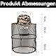 COZERI Imkerhut Moskitonetz Hut – Faltbare Schutzhaube mit Abnehmbarem Moskitonetz, Sonnenhut mit Breiter Krempe, Ideal für Outdoor Camping Wandern Gartenarbeit
