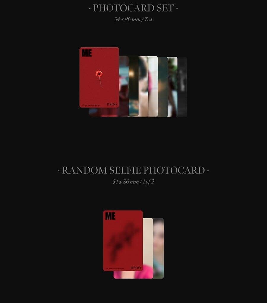 (TAG LP Ver.) JISOO ME FIRST SINGLE ALBUM (A + B - 2 Ver Set. +Store Gift Card) K-POP SEALED