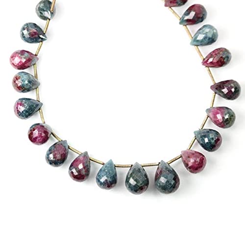Ruby Zoisite briolette pour customiser vos colliers et bracelets en pierres - 2