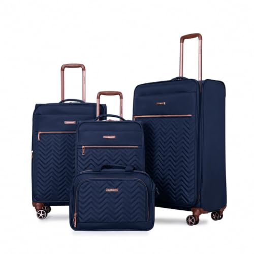 Image of Travelhouse 4-Piece Softside Luggage Set with Spinner Wheels