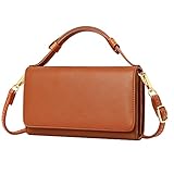 GEEAD Small Crossbody Shoulder Bag for Women PU Leather Cell Phone Card Holder Wallet Purse and Hand