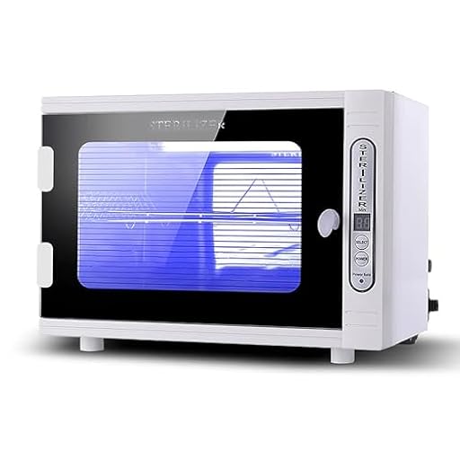 Hanured Armario de Desinfección UV, Esterilizador UV, Caja de desinfección UV LED, Esterilizadores para herramientas de uñas, Esterilizador con temporizador | Ya disponible en tu tienda friki favorita! En mundofriki.es!