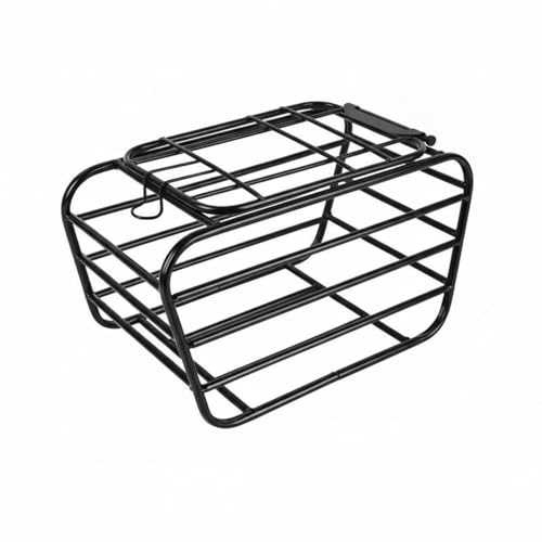 predolo Trasportino per Cani da Bicicletta Universale, Cesto Bici con Coperchio, Telaio Rinforzato Cestino Posteriore per Bicicletta, per Spostamenti Quotidiani, Piccolo, Standard