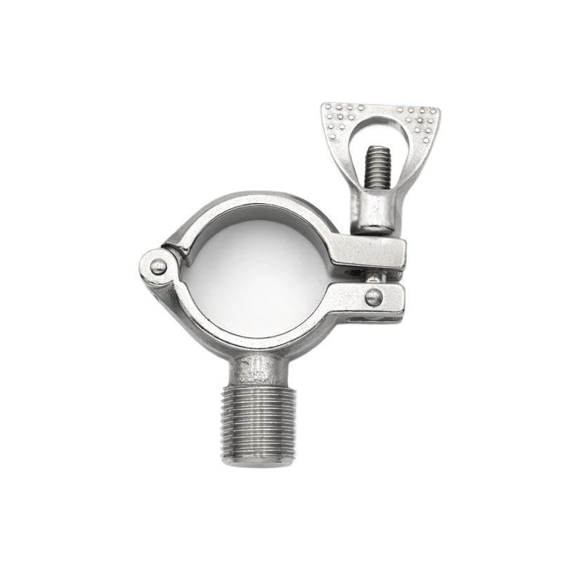 Soporte for tubo de acero inoxidable 304 con rosca BSP 1/2"