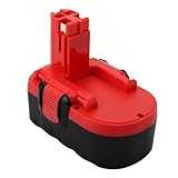 Hanaix 3.0Ah 18V Ni-MH Battery for Bosch BAT025 BAT026 BAT160 BAT180 BAT181 BAT189 PSR 18 VE-2 GSR VE-2 GSB 18 VE-2 13618 22618 23618 33618 52318B 1644K 1662B 3860CK 2607335277