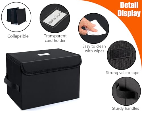 UENTIP Caixa de armazenamento de discos de vinil para caixa de discos de 18 cm comporta até 60 disco