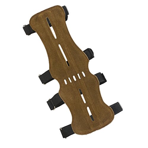 OMP Mountain Man 4-Strap Ventilated Leather Arm Guard