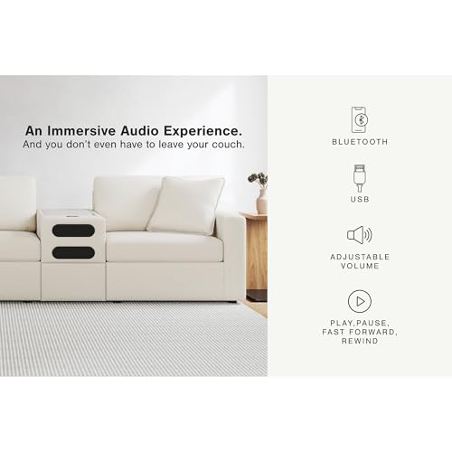 Image of Signature Design by Ashley Modmax 6-Piece Modular Sectional Sofa, Oyster