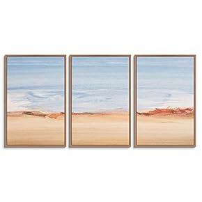 signwin 3 Piece Framed Canvas Wall Art Abstract...