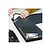 Artistic Logo Pad Engineering Desk Mat Pad for Desktop Organization & Document Protection, Printed Ruler Measurements, Black/Clear, 19