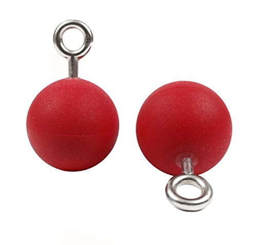 Atomik Climbing 3.5 Inch Hanging Ninja Balls In Red For Grip And Strength Training As Seen On American Ninja Warrior #TOP5