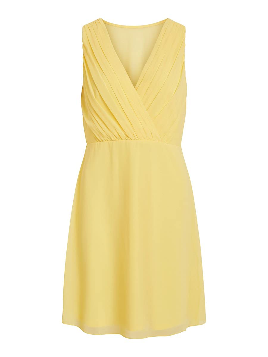 Vila Damen Vialli S/L Dress/Dc Kleid