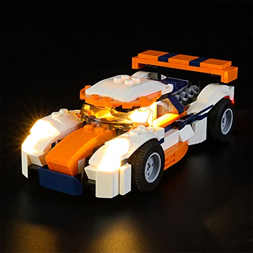 Jeu De Voyages De Lumière Pour (Creator Sunset Track Racer) Modèle De Bâtiment, Kit De Lumière LED Compatible Avec Les Accessoires De Mise À Niveau Lego 31089 Pour Les Modèles (Non Inclus Le Modèle) Cover