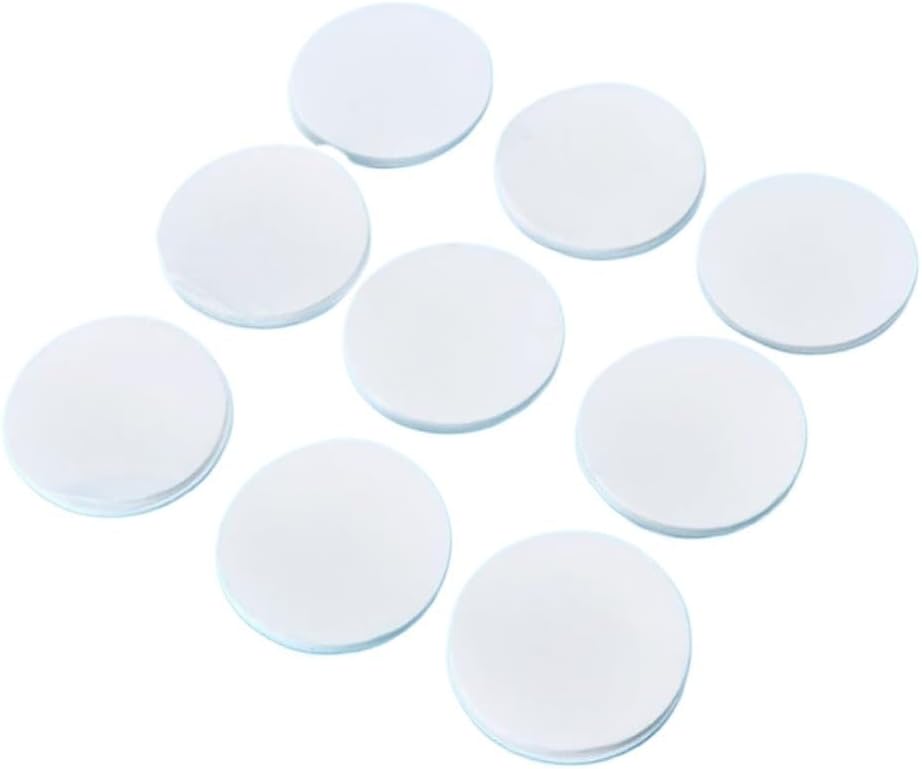 50 Pcs Hydrophobic PTFE Filter Membrane - Water-Resistant & Breathable Polytetrafluoroethylene for Lab Applications(0.00022mm D70mm)