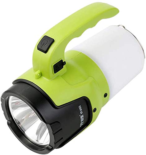 Rechargeable Led Camping Lantern,Rechargeable for Hurricane Emergency, Hiking, Home And More 6000Mah Power Bank, Super Bright Flashlight 1000Lm