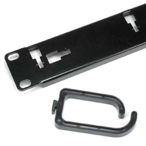 SF Cable Rackmount Cable Management Panel with 5 D-Rings (1U) for 19