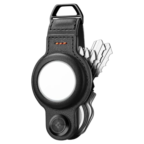 Spigen Porta Airtag Portachiavi Valentinus Pro Key Holder Compatibile con AirTag (2021), Portachiavi Airtag, Custodia Airtag - Nero