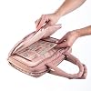 DiverseBee Large Bible Cover with Handles, Carrying Case for Women, Tote Bag, Book Cover, Bible Accessories, Christian Gift (Pink)