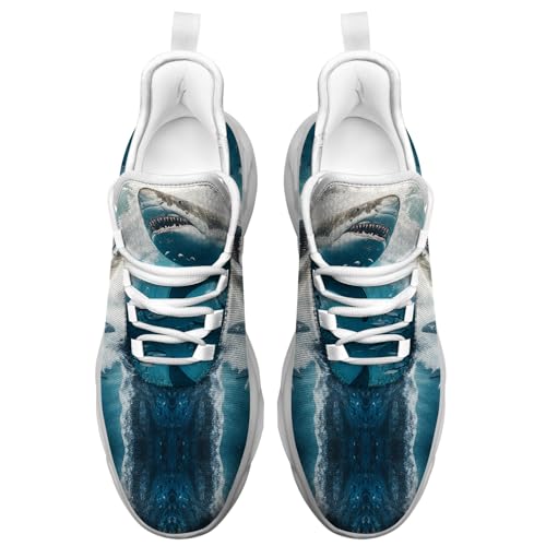 Shark Shoes for Men Running Walking Tennis Shoes Fashion Sneakers3