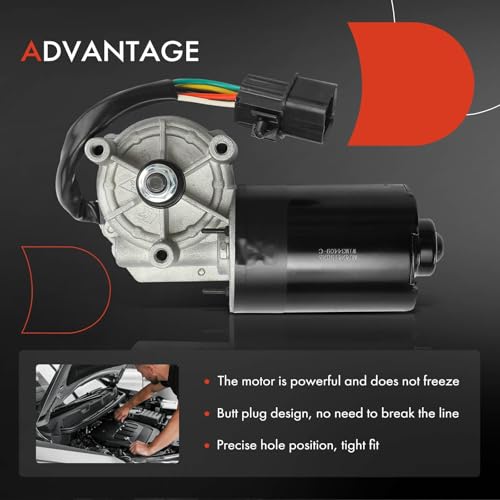 A-Premium Front Windshield Wiper Motor Compatible with Hyundai Elantra 2001-2006 Hatchback/Sedan by A-premium - Image 6